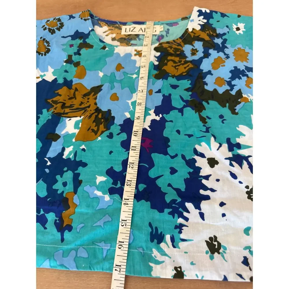 Liz Alig Claudia Floral Set Skirt & Top Small Slow Fashion 100% Organic Cotton